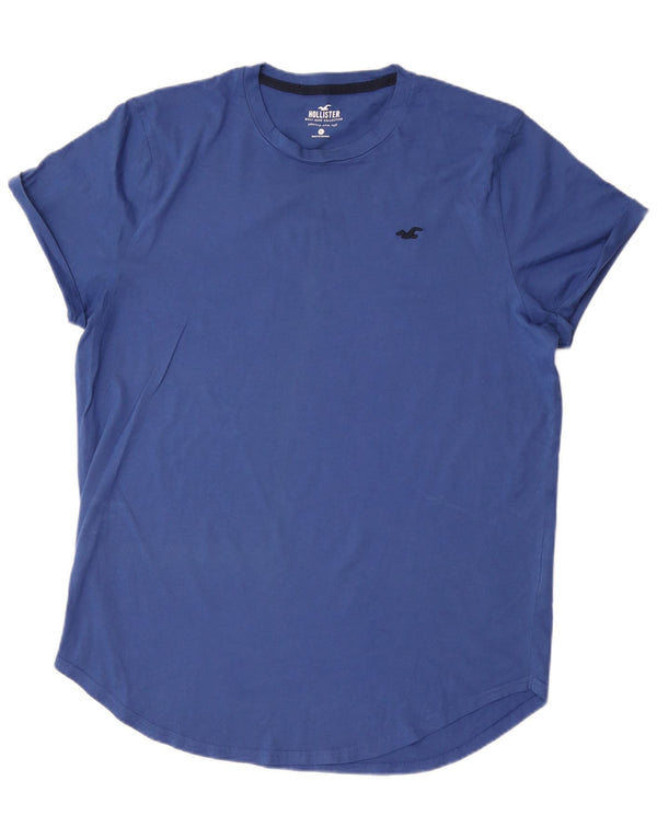 Hollister Womens T-Shirt Top UK 18 XL Blue Cotton