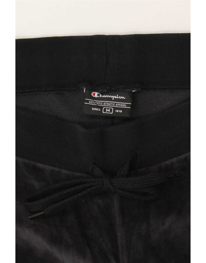 Champion Womens Velour Træningsdragt Bukser UK 12 Medium Grey Tie Dye