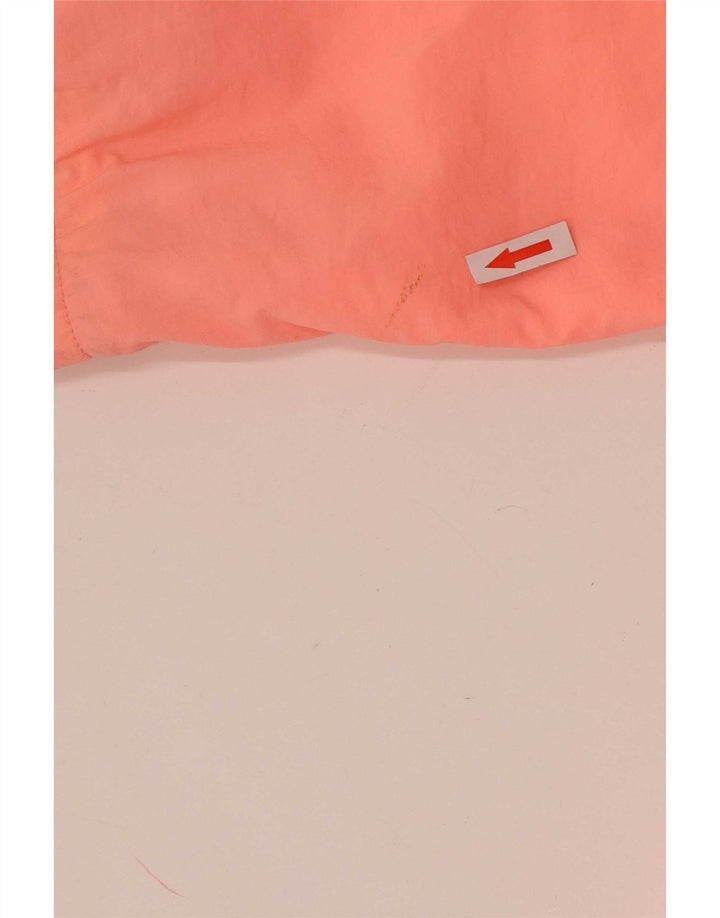 Diadora Dame Oversized grafisk regnjakke med hætte UK 14 Medium Pink