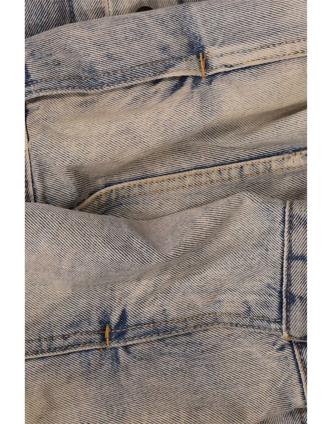 Levi's Denim Sherpa-jakke til mænd UK 38 Medium Blue Cotton