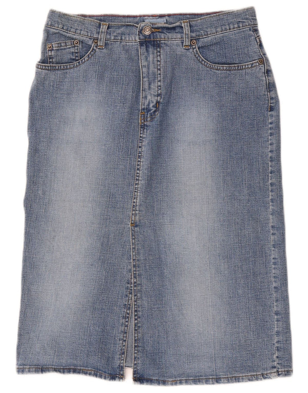 Oasis Dame Denim Nederdel UK 12 Medium W30 Blå