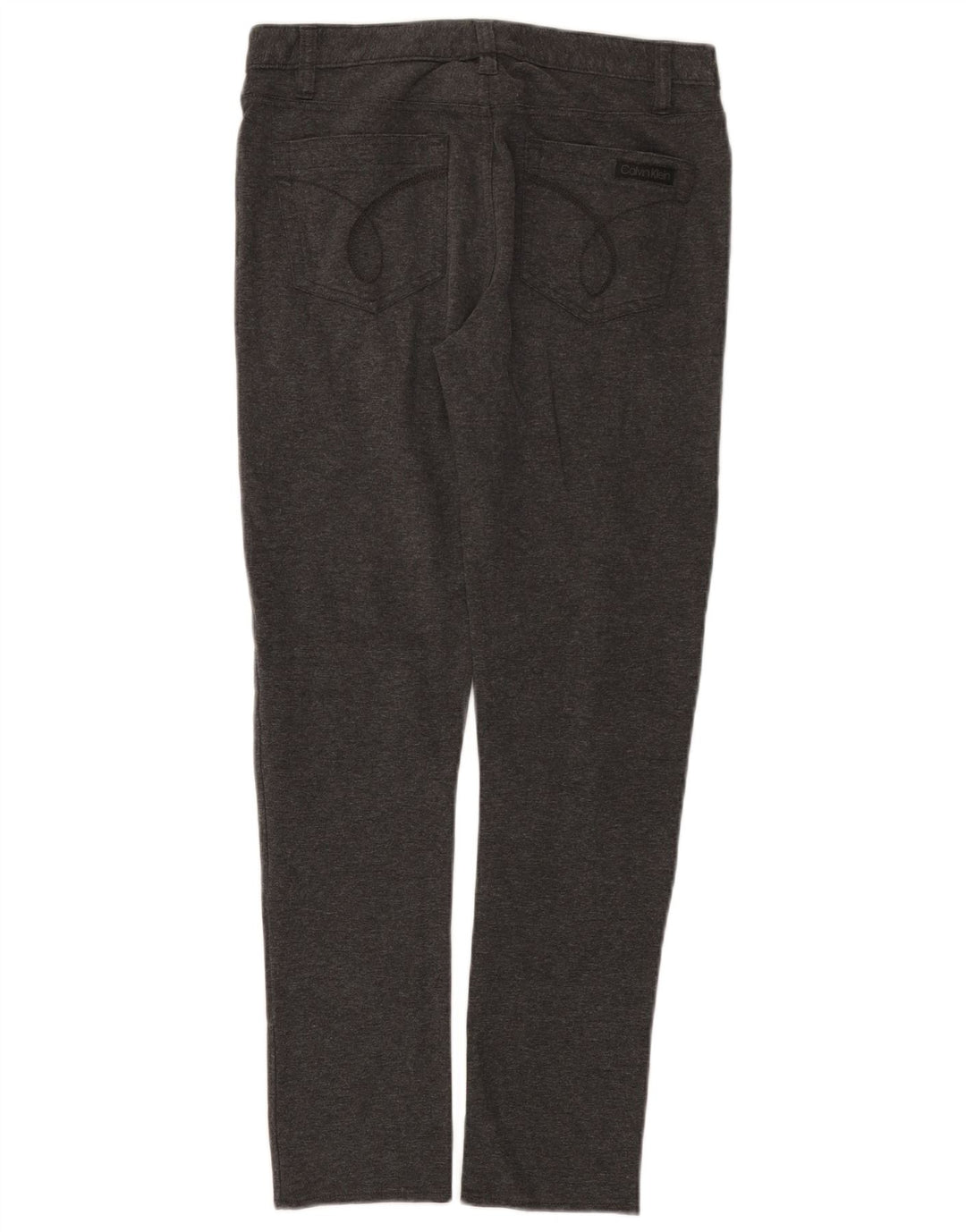 Calvin Klein Dame Jegging Bukser US 8 Medium W30 L28 Grå Bomuld