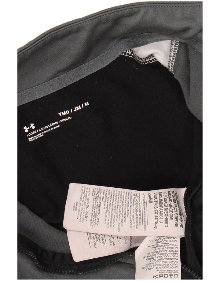 UNDER ARMOUR Drenge træningsdragt topjakke 9-10 år Medium Sort Colourblock