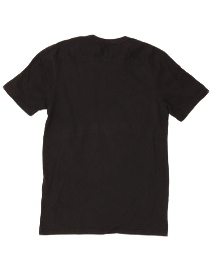 ADIDAS Mens Graphic T-Shirt Top Small Black Cotton