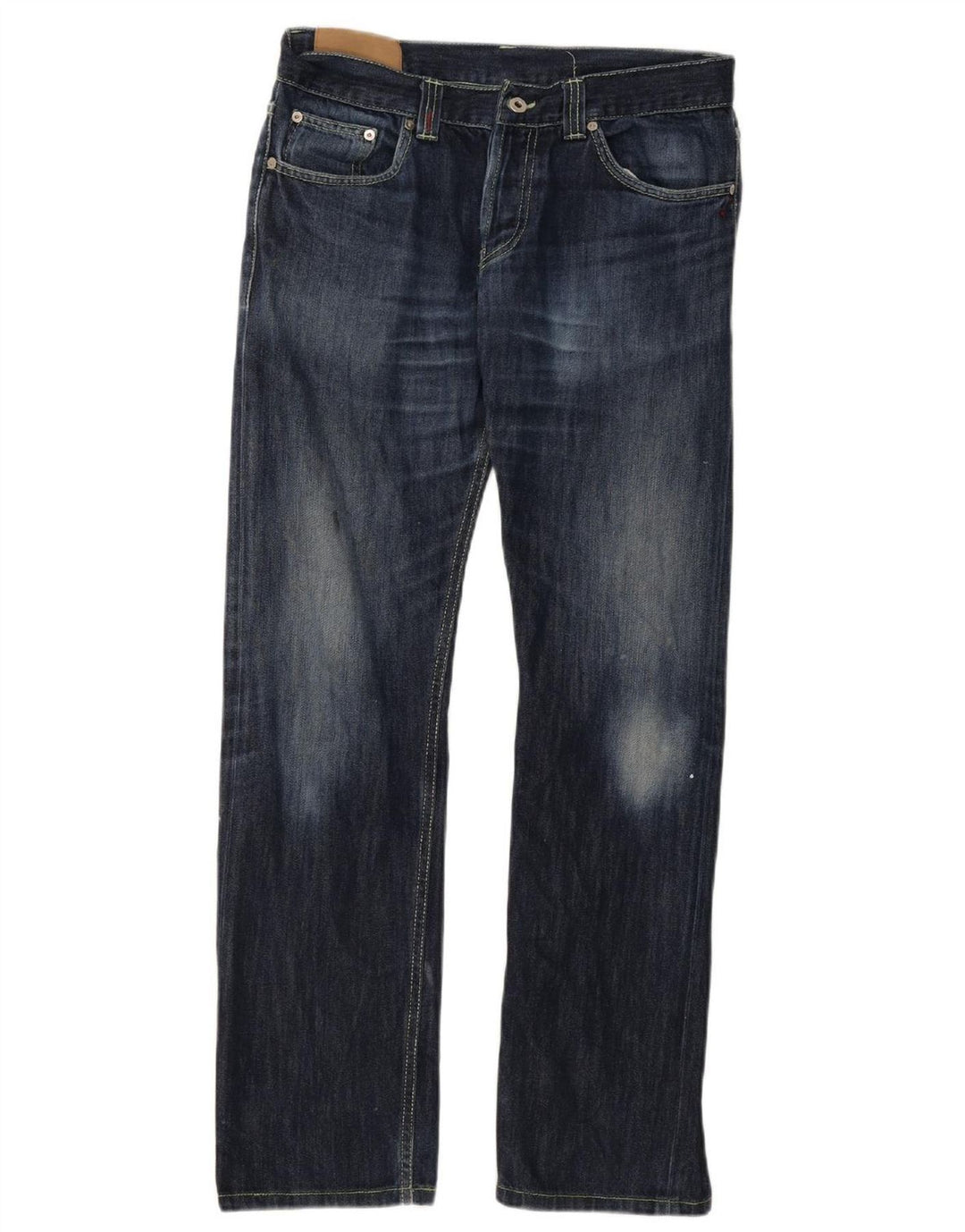 DONDUP Womens Straight Jeans W33 L31 Navy Blue