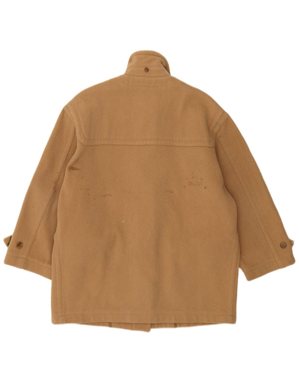 Oliver By Valentino Herre Loose Fit Duffle Jacket IT 48 Medium Beige Chevron