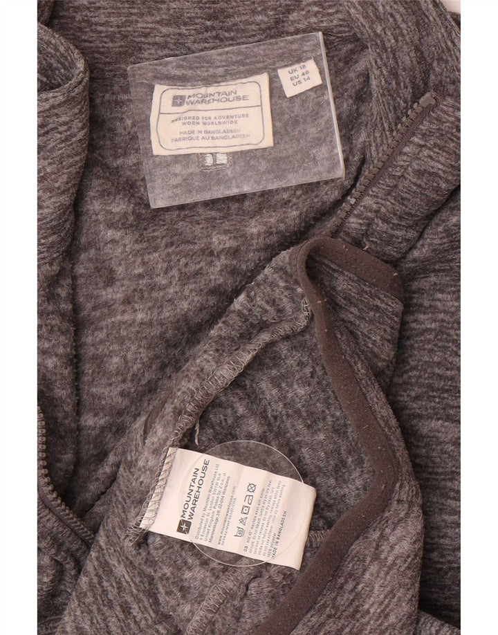 Mountain Warehouse Dame Fleecejakke UK 18 XL Grå Polyester
