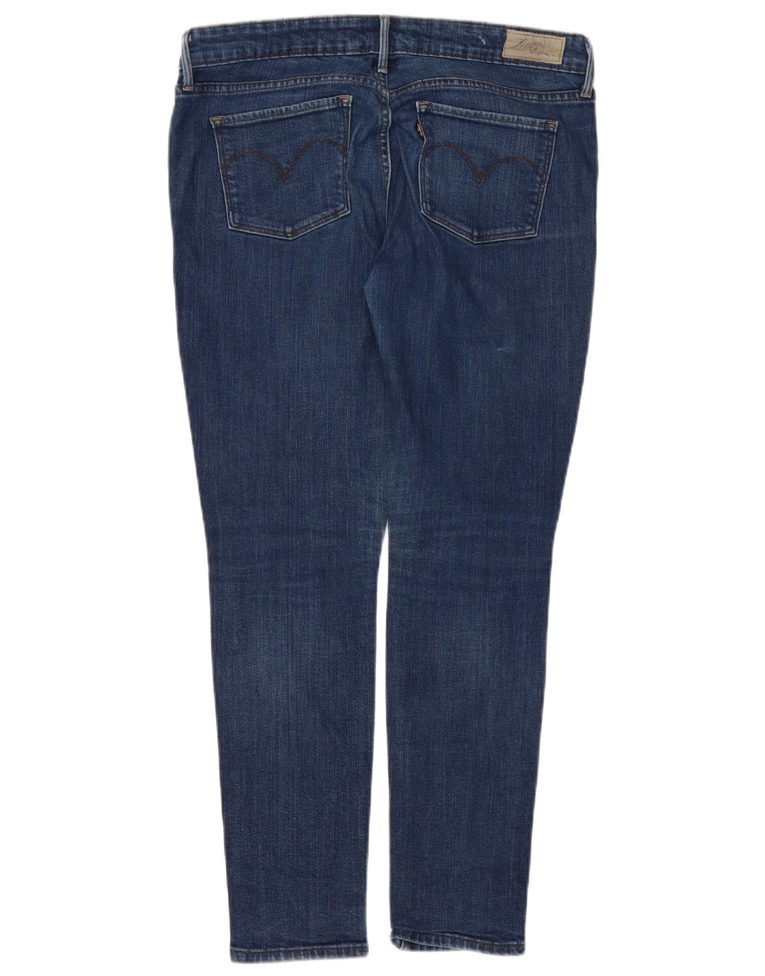 LEVI'S Dame Slight Curve Skinny Jeans US 10 Large W30 L28 Navy Blue