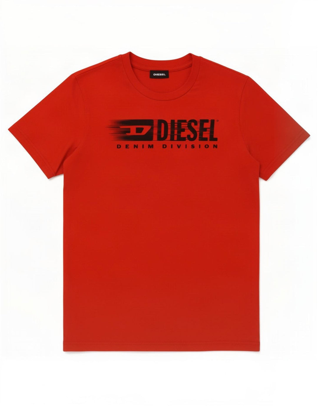 Diesel drenge grafisk t-shirt top 9-10 år rød bomuld