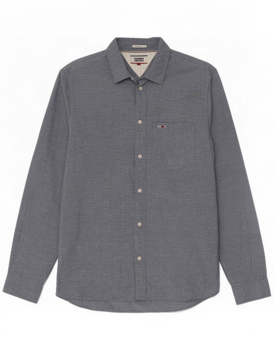 Tommy Hilfiger Herre Regular Fit skjorte Medium Blue Cotton