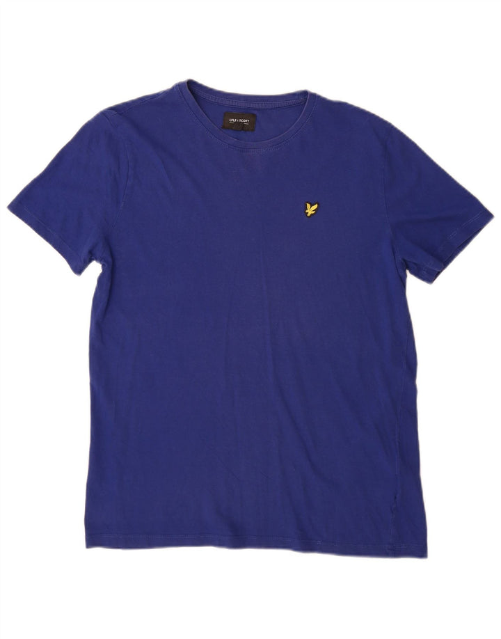 Lyle & Scott Boys T-Shirt Top 14-15 år Blå Bomuld