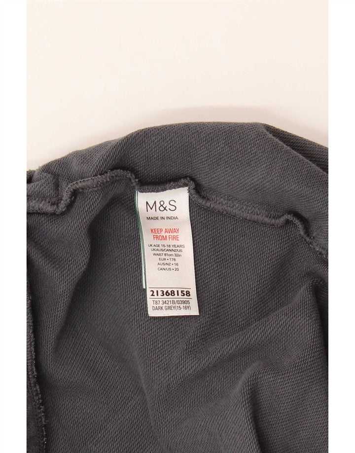 Marks & Spencer Boys Sportsshorts 15-16 år Grå bomuld