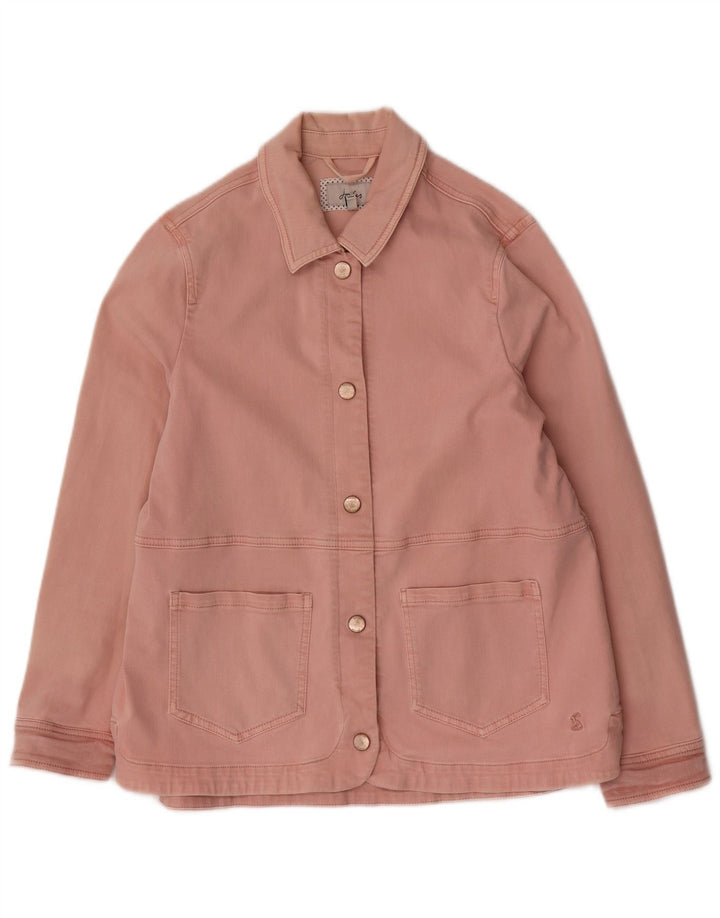 Joules Dame denimjakke UK 12 Medium Pink Bomuld