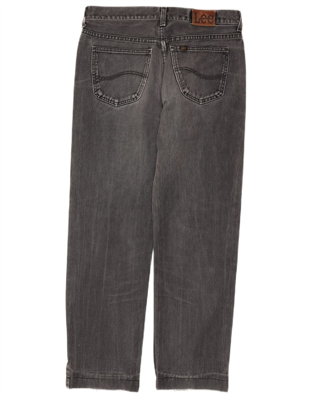 LEE Herre Chicago Straight Jeans W33 L29 Grå Bomuld