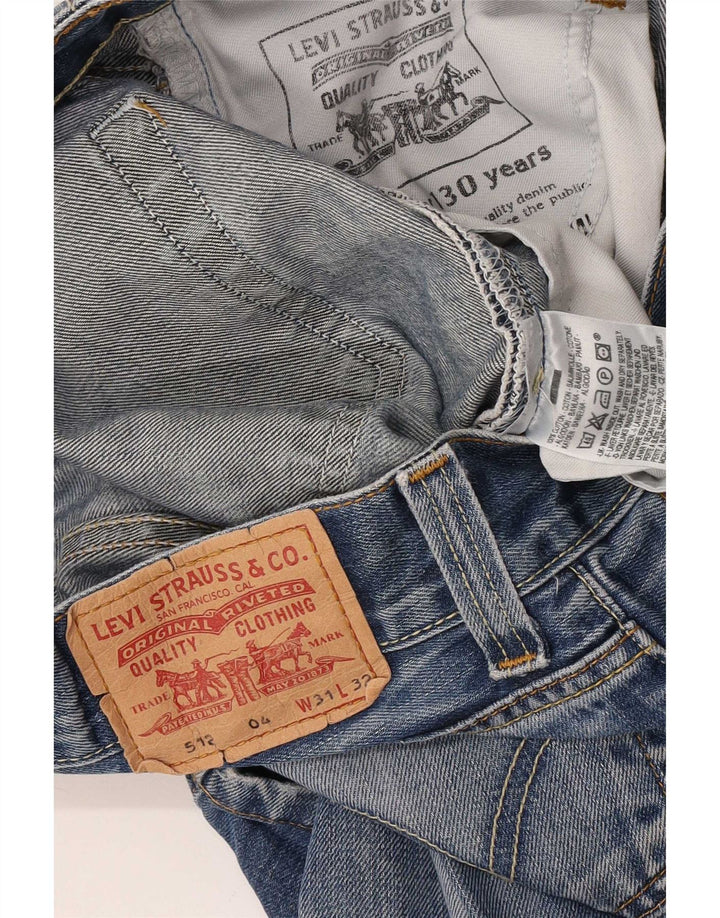 Levi's Herre 512 Bootcut Jeans W31 L28 Blå Bomuld