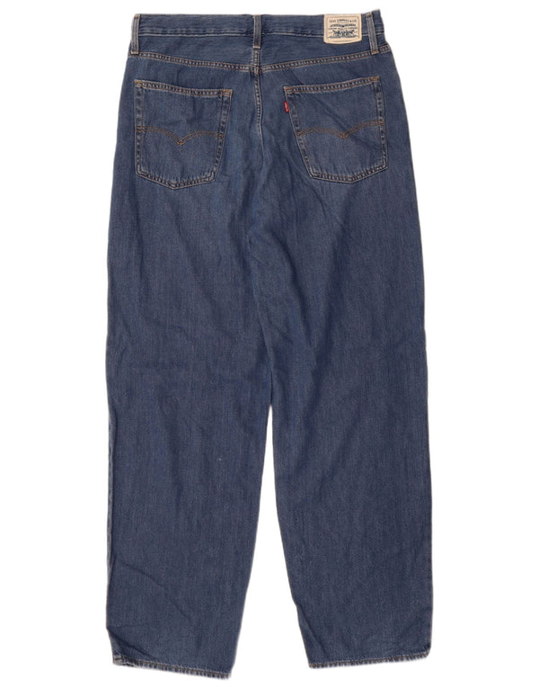 Levi's Womens Baggy Dad Loose Jeans W31 L34 Blue Cotton