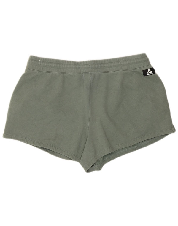 Reebok sportsshorts til kvinder UK 18 XL Grøn bomuld