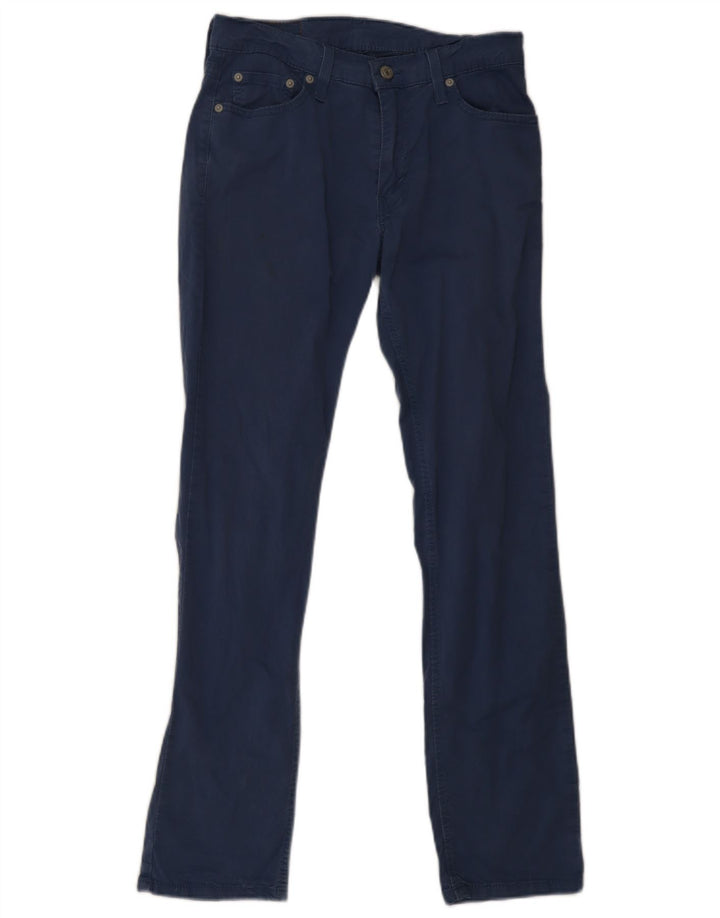 Levi's Herre 511 Slim Casual Bukser W30 L32 Blå Bomuld
