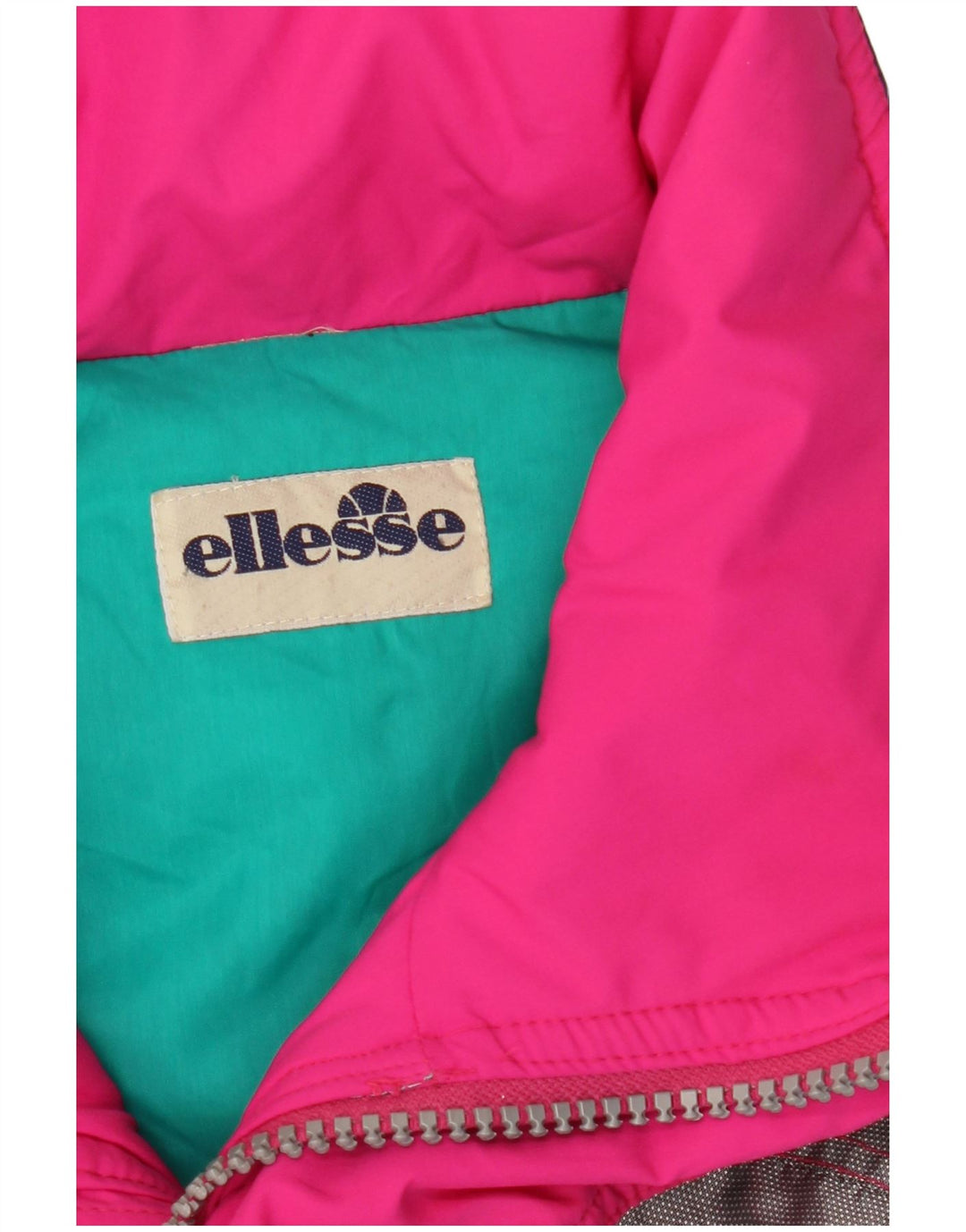ELLESSE Skijakke med hætte til mænd UK 44 2XL Pink Colourblock
