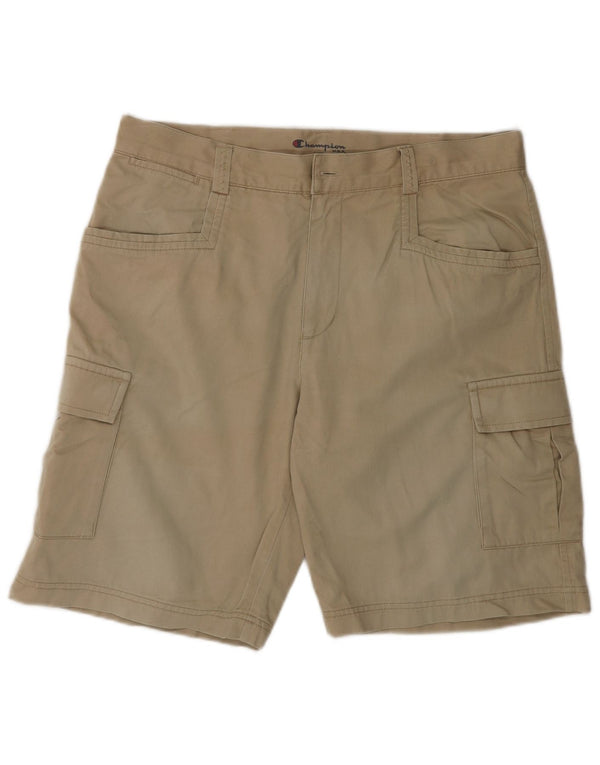 Champion Womens Cargo Shorts Medium W32 Beige