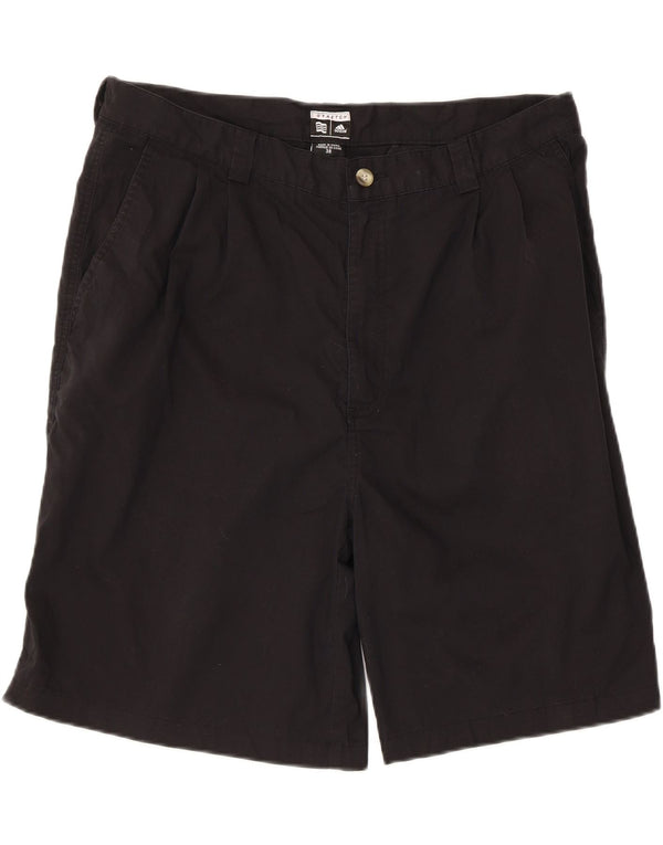 Adidas Herre Pegged Chino Shorts W38 XL Sort Bomuld