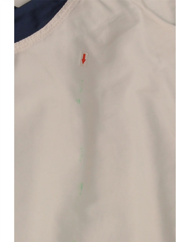 Ellesse Herre træningsdragt Topjakke UK 44 XL Hvid Colourblock Polyester