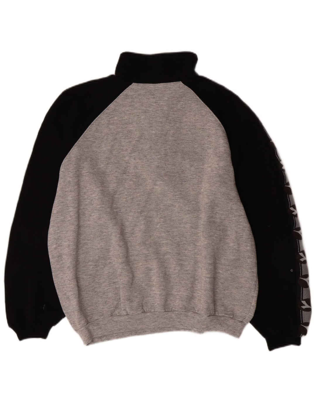 Diadora Herre lynlås-sweatshirt Jumper Stor grå Colourblock Bomuld