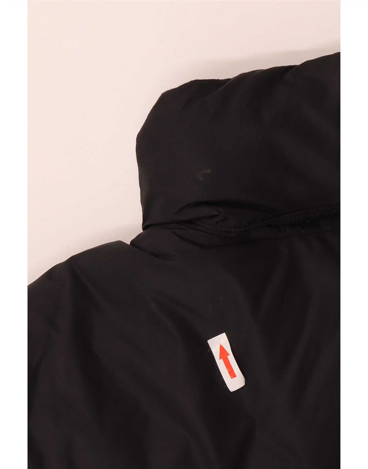 The North Face Herre hættepolstret jakke UK 36 Lille sort nylon
