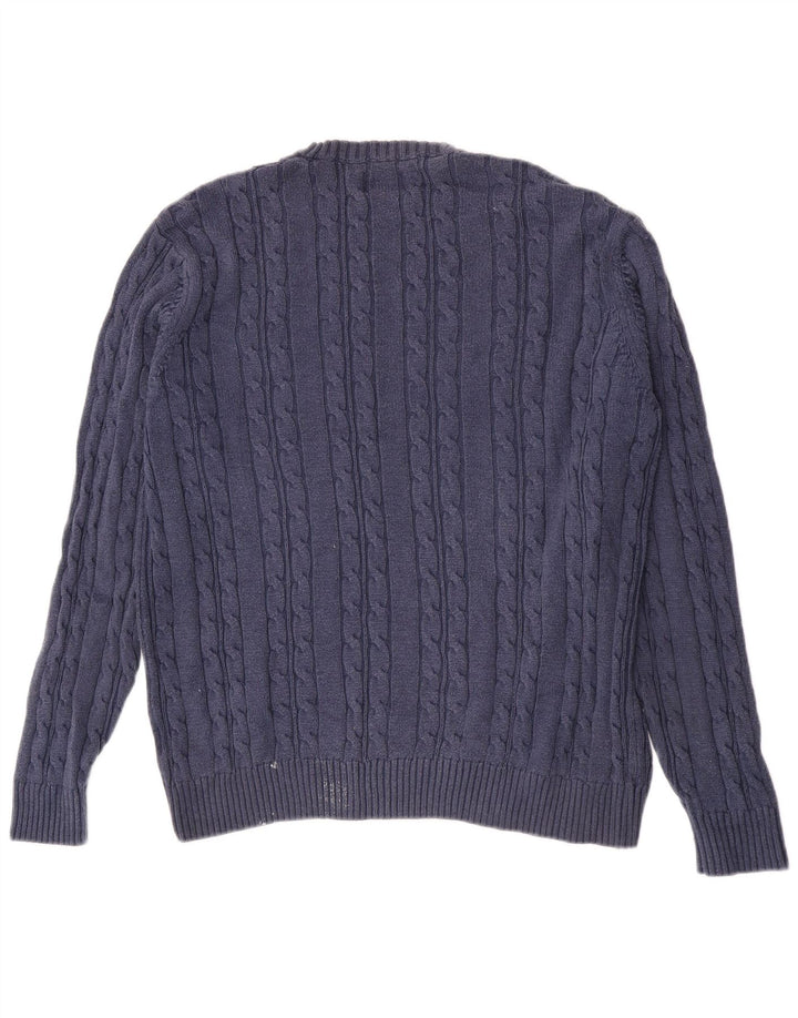 Marks & Spencer Herre Regular Fit Crew Neck sweater XL Navy Blue