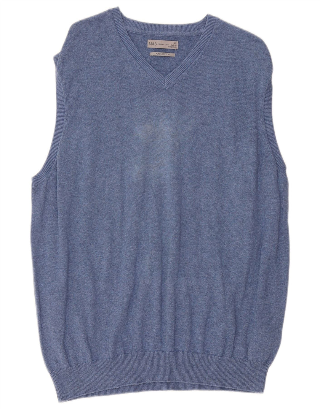 Marks & Spencer Herrevest Tank Top XL Blå Bomuld