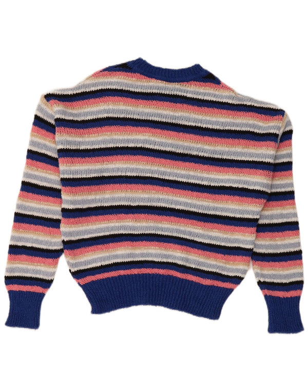 Marks & Spencer Womens Crew Neck Jumper Sweater UK 10 Small Multicoloured