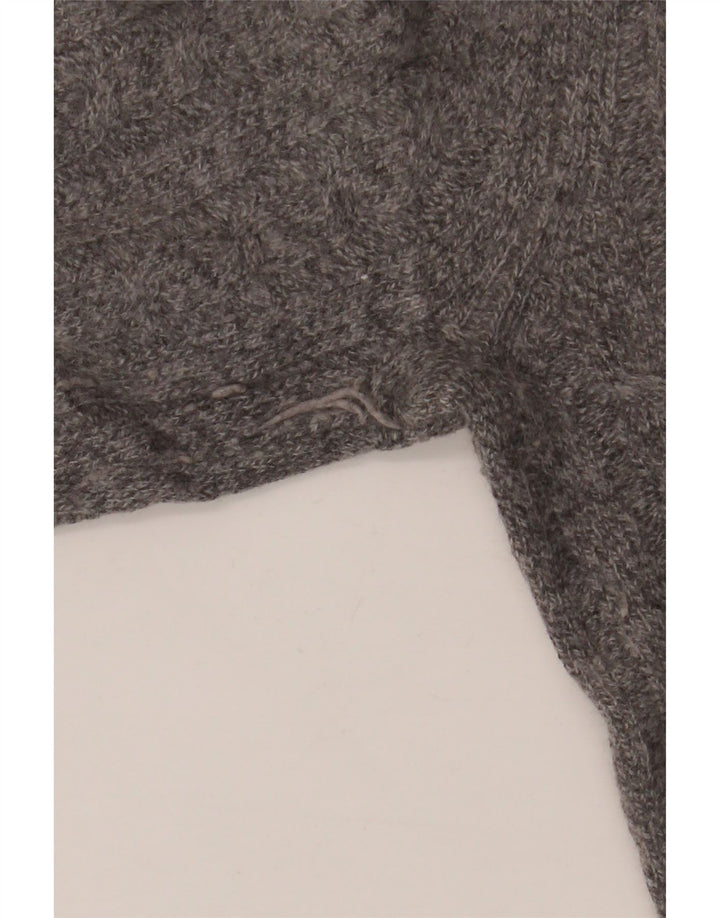 Superdry Herre sweater med rund hals XL Grå Flecked Lammeuld