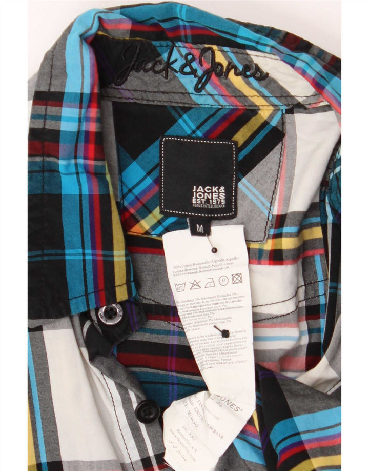 Jack & Jones Herre Militærskjorte Medium Flerfarvet Plaid Bomuld