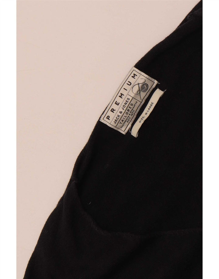 Jack & Jones Herre V-hals sweater XL marineblå