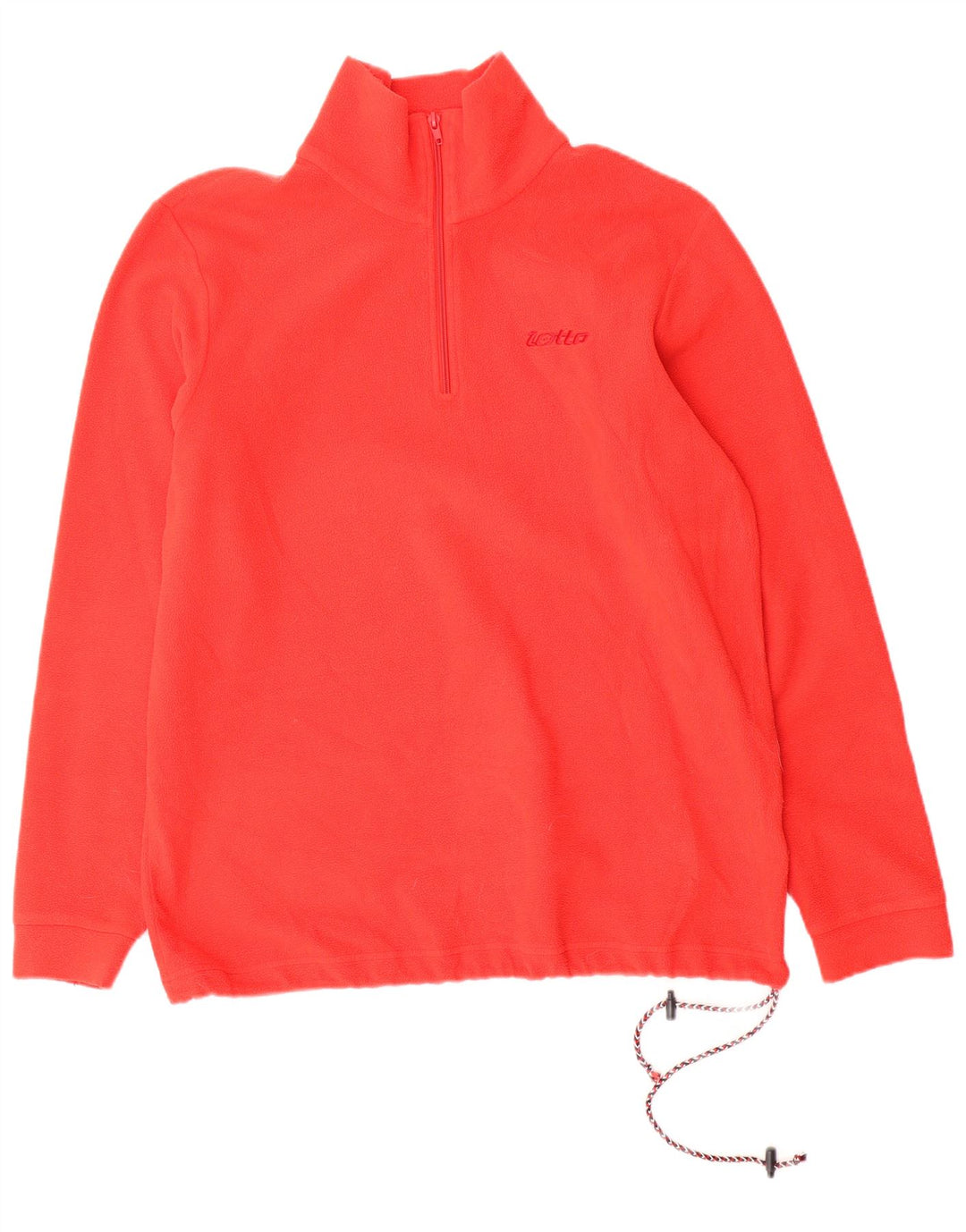 LOTTO Fleecetrøje med lynlås til mænd Medium Rød