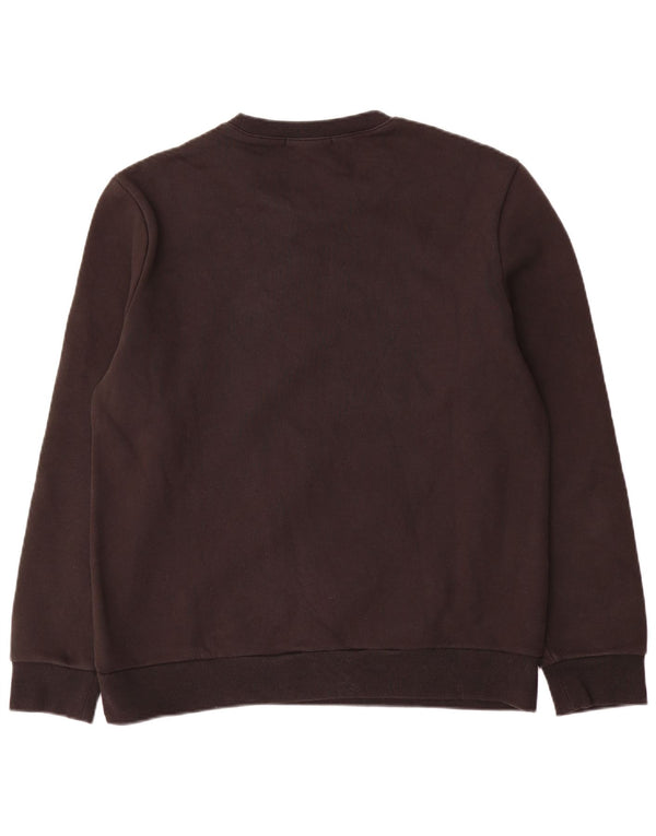 Guess Herre Grafisk Sweatshirt Jumper UK 42 Stor sort bomuld