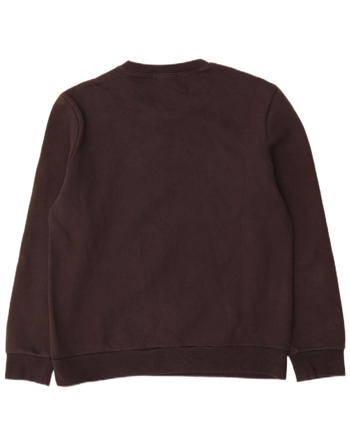 Guess Herre Grafisk Sweatshirt Jumper UK 42 Stor sort bomuld