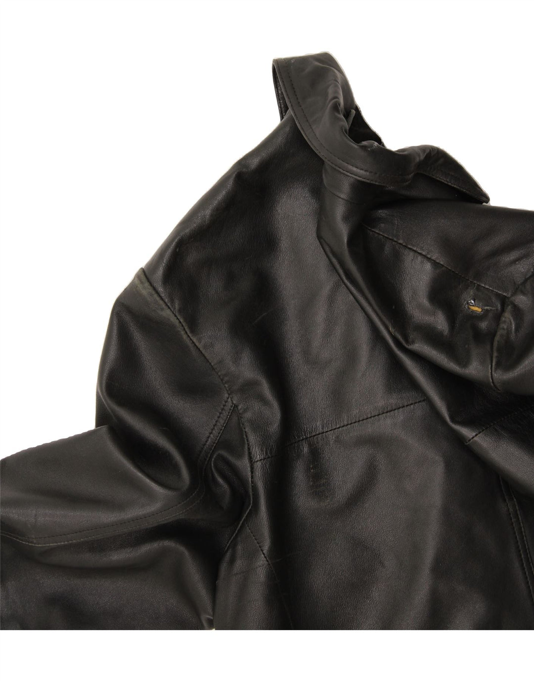 ROUTE 66 Womens Leather Jacket UK 18 XL Black Leather Vintage Route 66 and Second-Hand Route 66 from Messina Hembry 