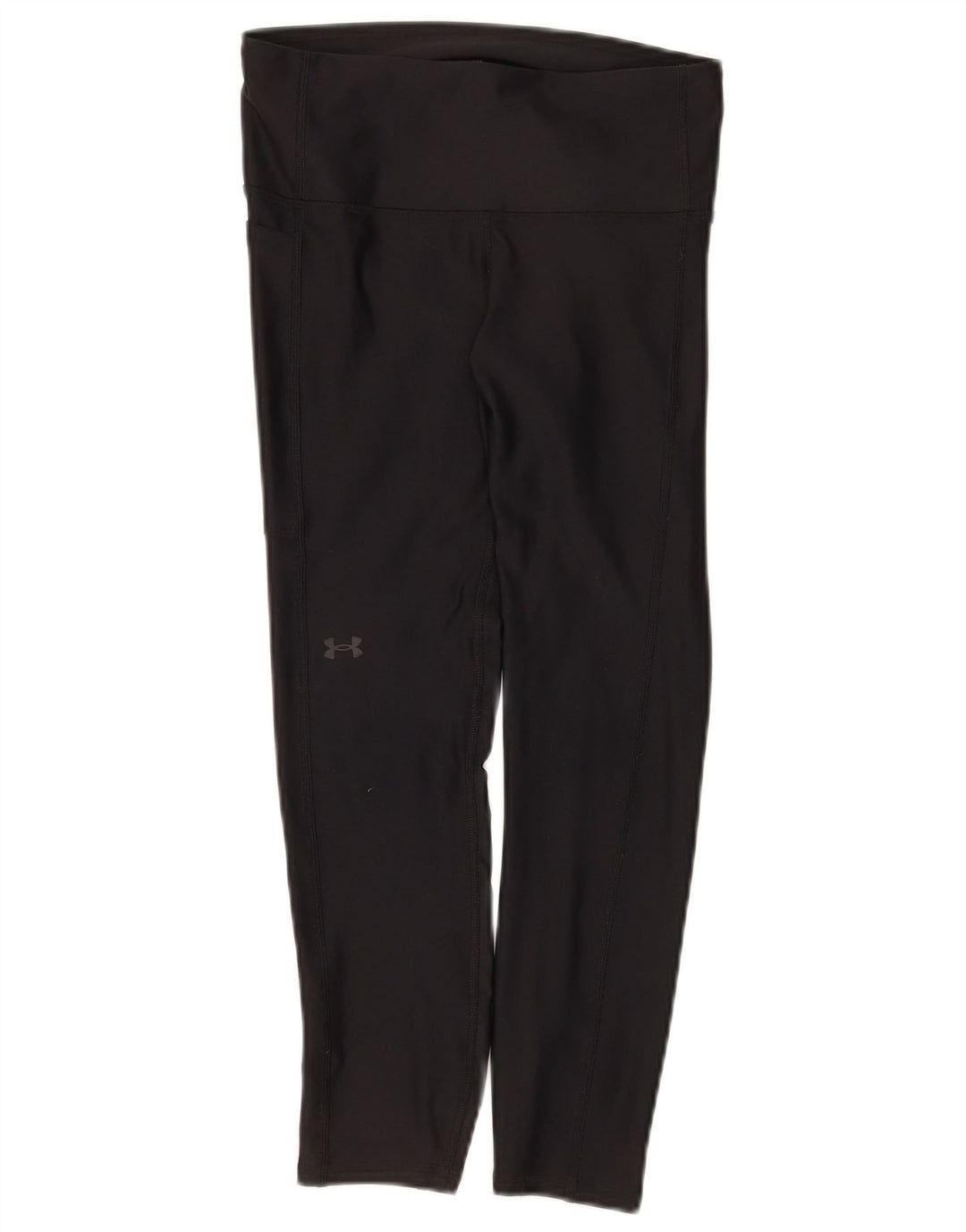 Under Armour Womens Leggings UK 10 Small Black Polyester