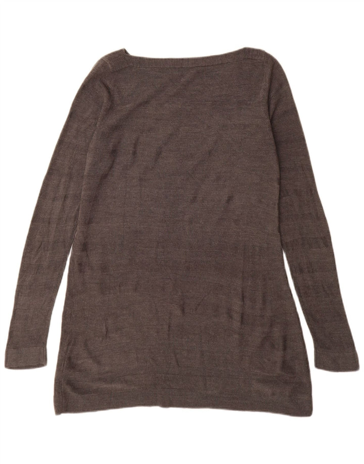 Marks & Spencer Dame Jumper Dress UK 14 Medium Grå Akryl