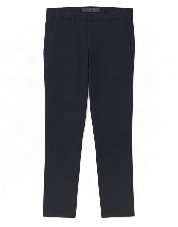 Zara Herre Slim Chino Bukser EU 38 Small W30 L28 Navy Blue