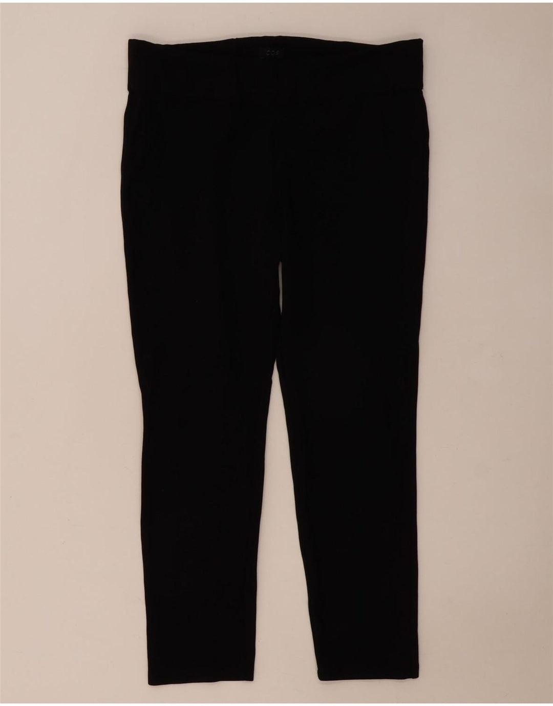 Cos Womens Leggings UK 16 Large Black Viscose