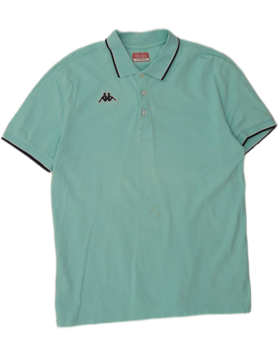Kappa herre poloshirt XL turkis bomuld