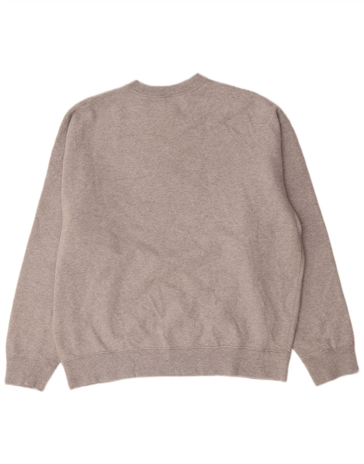 Nike Sweatshirt til mænd, stor grå bomuld