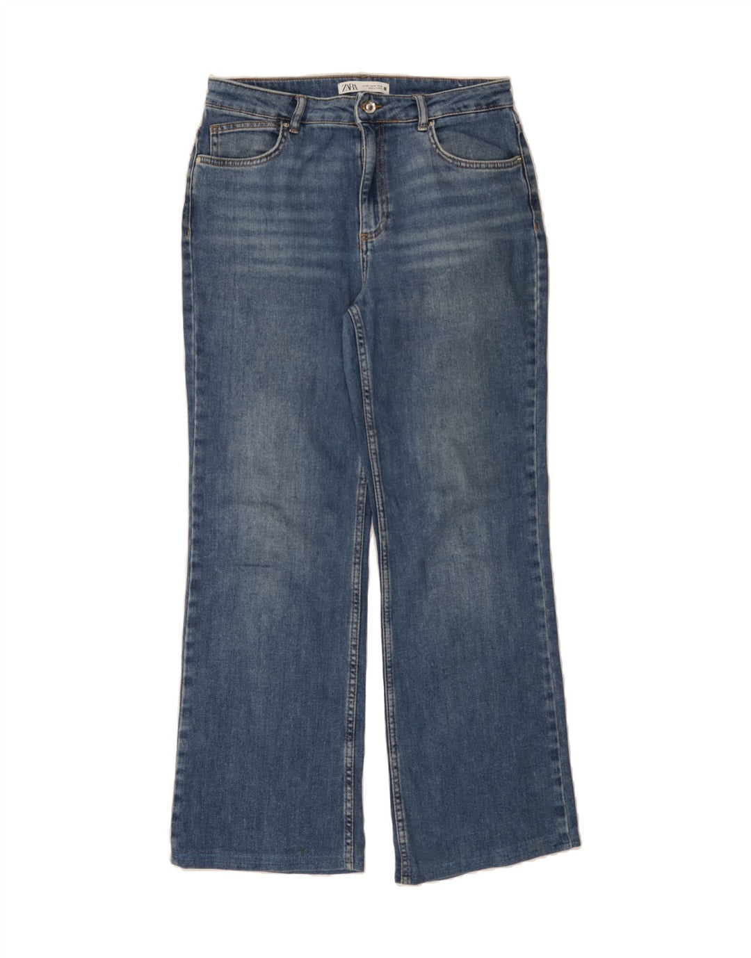 ZARA Womens Bootcut Jeans EU 42 Large W32 L30 Blue Cotton Vintage Zara and Second-Hand Zara from Messina Hembry 