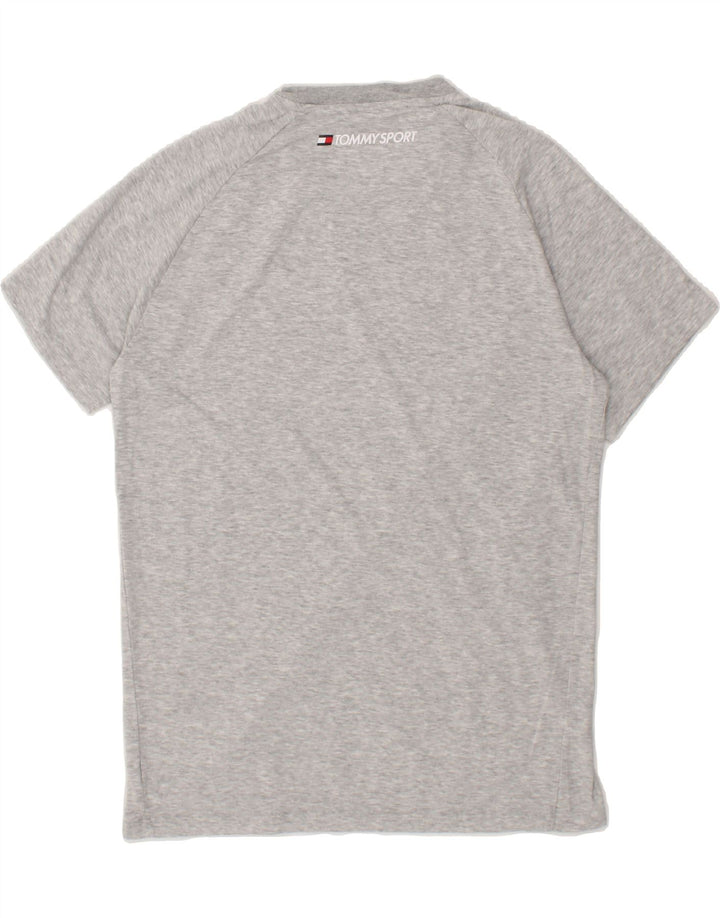 TOMMY HILFIGER Mens T-Shirt Top Small Grey Cotton Vintage Tommy Hilfiger and Second-Hand Tommy Hilfiger from Messina Hembry 