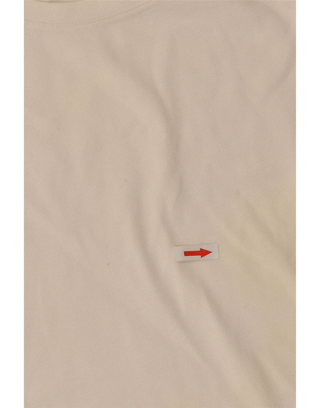 Lacoste Dame T-Shirt Top Str. 42 Stor Hvid Bomuld