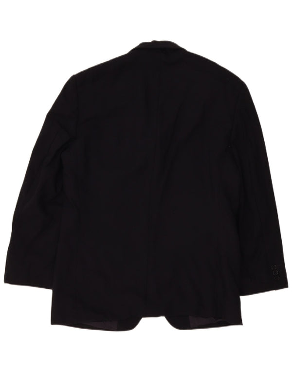 Marks & Spencer Herre 3 Button Blazer Jacket UK 38 Medium Navy Blue New Wool
