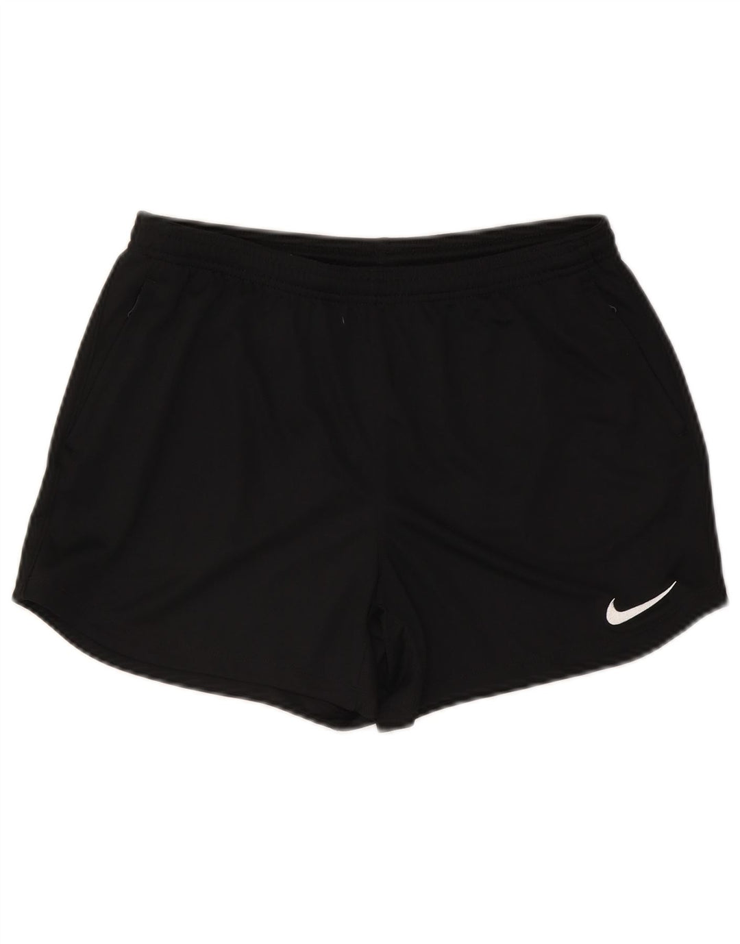 Nike Dame Dri Fit Sports Shorts UK 12 Medium Sort Polyester