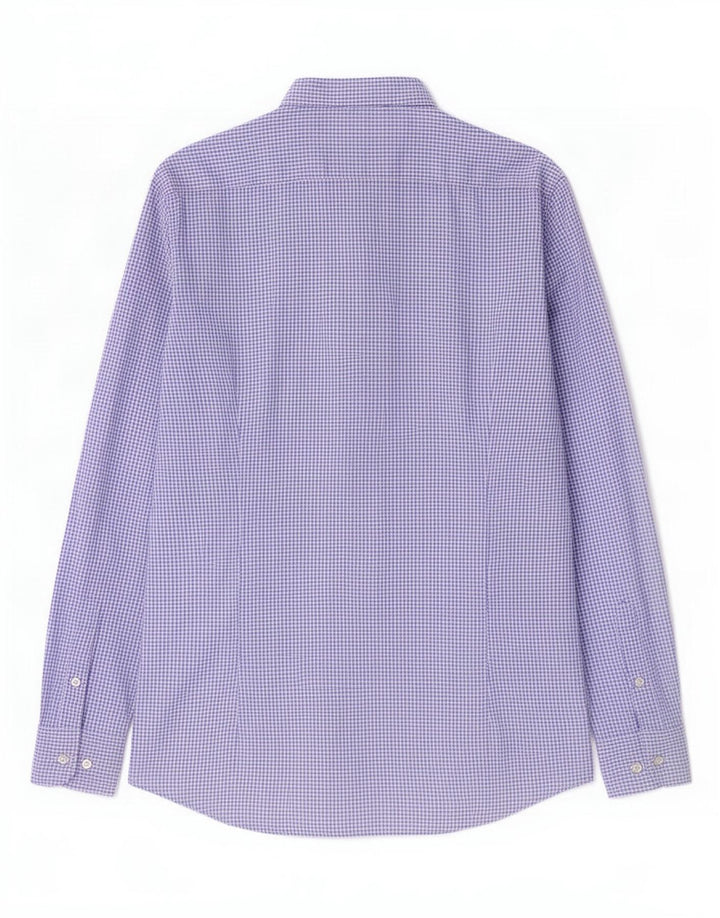 Massimo Dutti Herreskjorte Medium Lilla Gingham